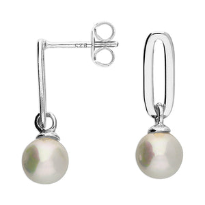Olivia Pearls Silver earrings