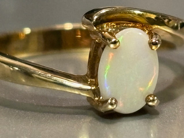 Gold Ring - Opal