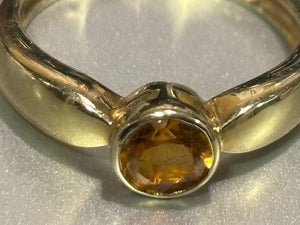 Gold Ring - Citrine