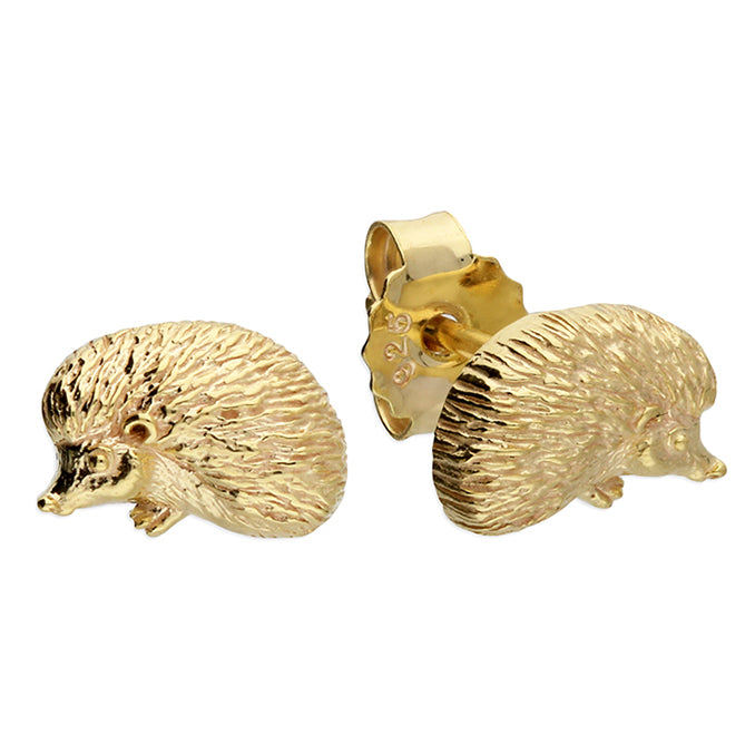 Silver Earrings, Hedgehog